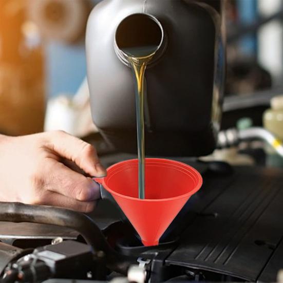 1 комплект автомобильных воронок. Топливные воронки с широким горлышком. Пластиковые масляные воронки с длинным горлышком. Гибкие прямоугольные воронки со съемным фильтром из носика.