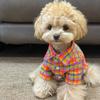 Pet Dog Cat Lightweight Plaid Shirt Small Breeds Like Bichon Poodle Schnauzer Puppy