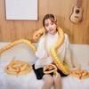 Snake Plush Toy Realistic Colorful Snake Plushie Educational Stuffed Doll Home Office Bedroom Decoration Prank Prop Kids Adults Christmas Gift