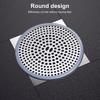 Stainless Steel Floor Drain Filter Hair Catcher with Silicone Ring Rust-Resistant Bathroom Sink Strainer Shower