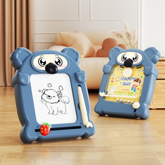 2-в-1 Детская магнитная доска для рисования «Коала» Двусторонний игровой автомат для игры в пинбол Детская живопись Письмо