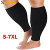 1Pair Plus Size S-7Xl Running Athletics Compression Sleeves Leg Calf Men 30-40Mmhg Toeless Stockings Medical Varicose Veins Sock