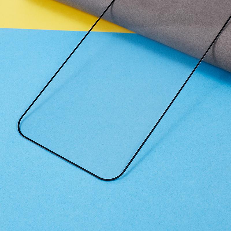 For iPhone 15 Pro Max Full Coverage Screen Protector Side Glue 9D Tempered Glass Film
