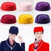 Vintage Looking Flight Attendant Hat Pillbox Hat Uniform Stewardess Hat  Performances
