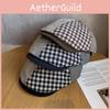 Classic British Style Cap For Women With Cotton Blend Material And Adjustable Size