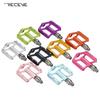 RECEVE Titanium Alloy Quick-Release Folding Bike Pedals With Sealed Cartridge Bearings Lightweight Urban Commuting