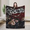 Пледы с изображением группы My Chemical Romance Рок-альбомы Шерстяные Забавные Теплые Пледы для Спальни Гостиной Весна Осень