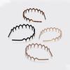 Teeth Non-slip Hair Comb Plastic Headband for Women Girls Korean Sweet Wavy Hair Ornament Hairbands Fashion Hair Accessories