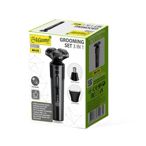 Maestro 3-in-1 USB-C Shaving Kit | MR-676