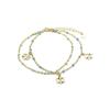 Bracelet - Luxenter - Lilith - Argent 925 - finition or jaune 18k - Laque bleue