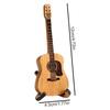 Wooden Material Guitar Pick Box Guitar Shape Guitar Pick Case  Musician Storage