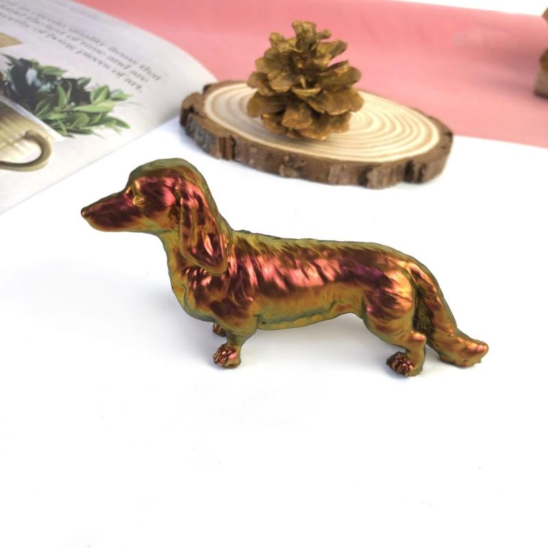Silicone Dog Ornament Molds DIY Clay Mould Dachshund Shape Silicone Crafts Moulds Perfect Gift for DIY Hand-Making Lover