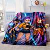 Kpop cartoon Blanket Flannel Blanket for bed, sofa, Camping, Hiking, Picnic Essentials, gift for family Fan gifts