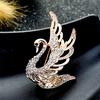 Spreading Wings Swan Temperament Brooch Ladies Corsage Gift