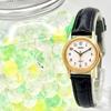 Б/у [Новая батарейка] Женские часы SEIKO AVENUE золотые 4N21-0670 420366 новый ремешок