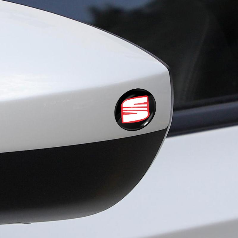 2/4/6 шт. Наклейка на замочную скважину дверного замка автомобиля Эмблема Защитная наклейка для автомобиля для SEAT MK3 Leon 5F Ibiza 5 6 MII Altea Toledo 3 Cordoba Alhambra