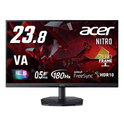 Игровой монитор Acer дюймов VA Full HD матовый 180 Гц NTSC AMD FreeSync HDR10 HDMI DisplayPort терминал Nitro KG241YP3bmipx 23,8 0,5 мс 72% 2,0