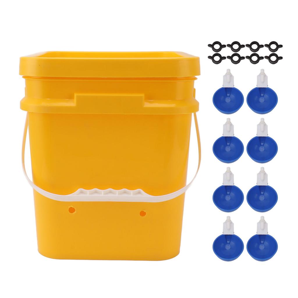 Автоматическая поилка для кур с ручным бочонком на 12 л, оборудование для поения домашней птицы, гусей и уток