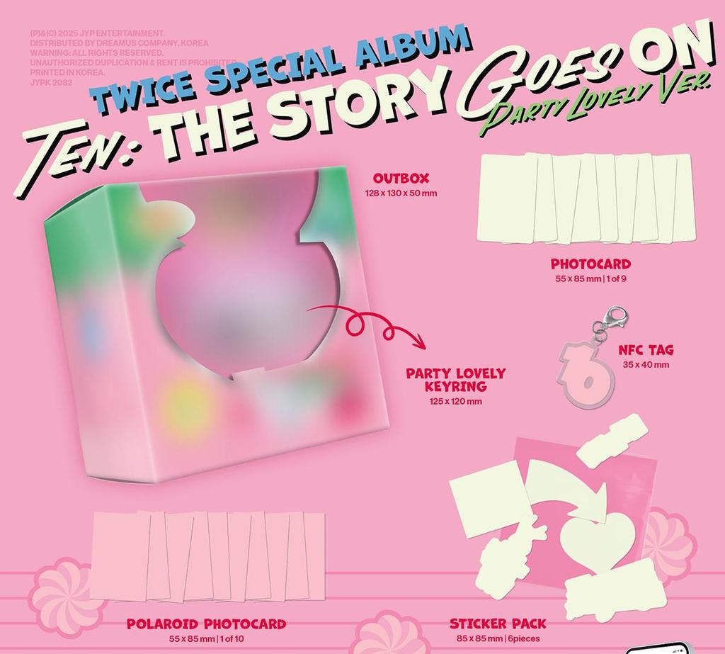 (Party Lovely Ver.) TWICE [TEN: The Story Goes On] Special Album