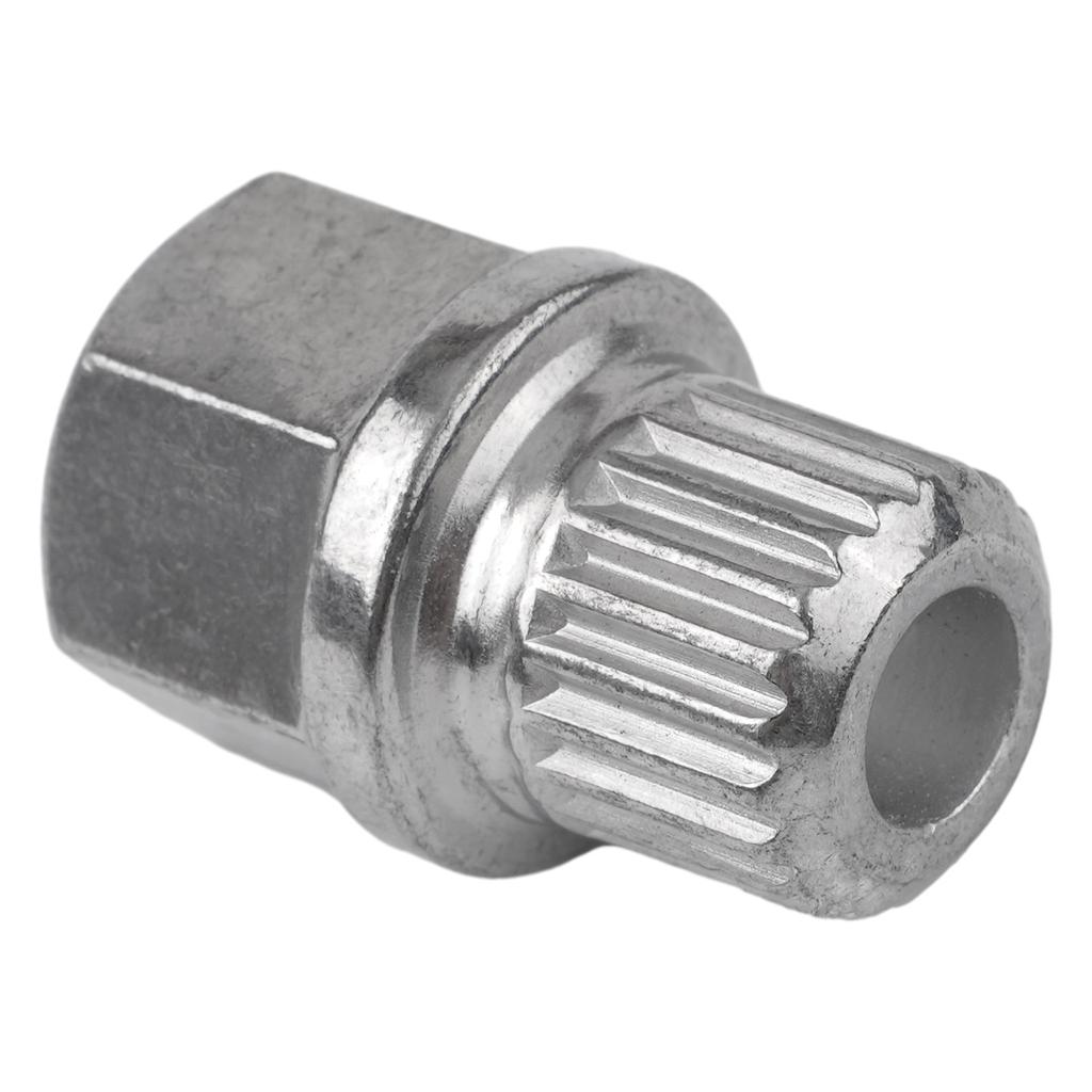 Гайка, винт, замок колеса, автомобильные аксессуары, противоугонная полая защита от кражи, замена ключа, устойчивая сталь серебристого тона, высокое качество