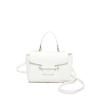 Solid Color Pu Crossbody Bag Women With Lock Closure Mobile Pocket Use Casual