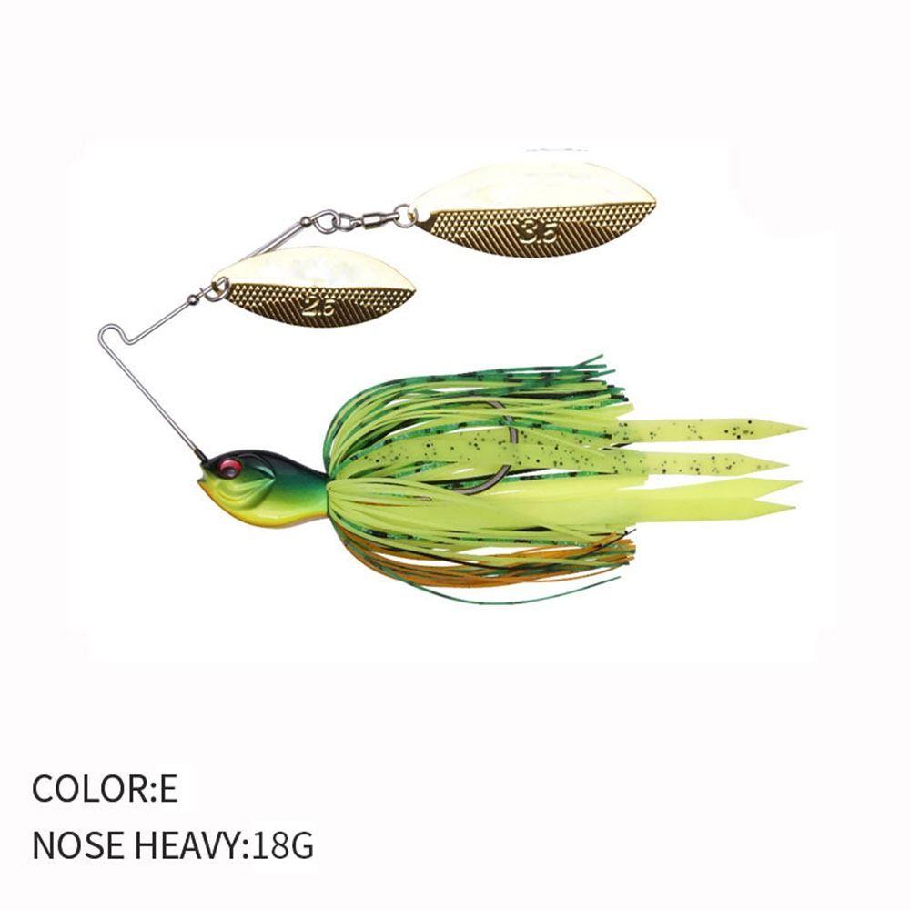 18 г 1 шт юбка спиннинг лезвия соленая вода японская приманка карповая ловля Pesca 9020 спиннербейт резиновая металлическая джиг-головка с силиконом
