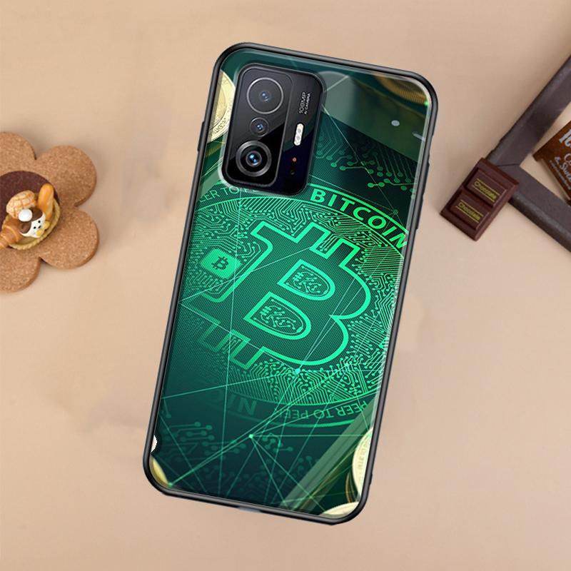 Кейс для телефона с биткоинами для Xiaomi POCO X7 Pro X3 X5 X6 F3 F5 F6 M6 Pro 11T 12T 13T 14T Pro 13 14 Ultra Чехол