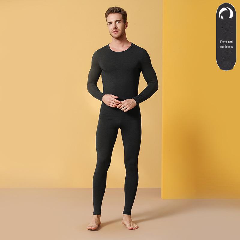 Aoweizi Мужской немецкий флисовый термобелье - тонкий осенне-зимний согревающий базовый слой
