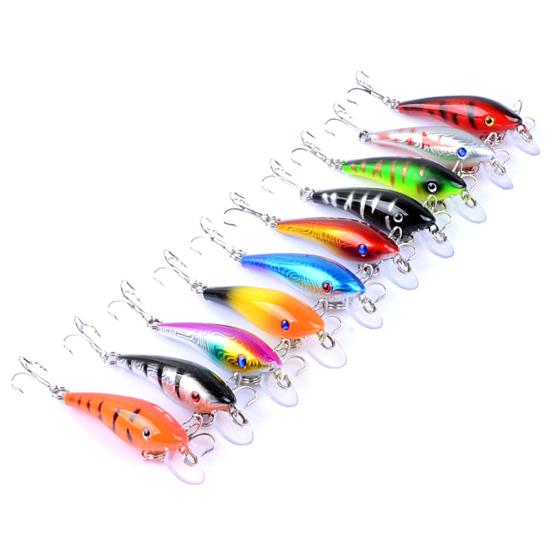 Спортивный аксессуар MUQZI, 5,7 см, 4,4 г, 3D искусственная рыболовная приманка, реалистичная жесткая приманка, воблер гольяна, приманка для плавания