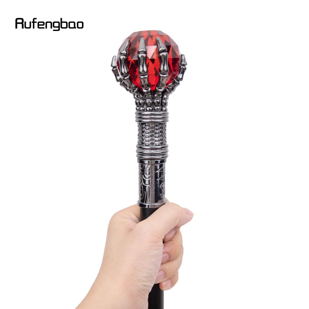 Красный стеклянный шар стимпанк трость модная декоративная трость джентльмен роскошный посох набалдашник трость 93 см