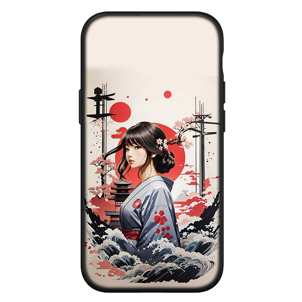 Чехол для iPhone 16 15 Xiaomi Redmi Note 14 13 12 11 Pro Max 16e Samsung Galaxy S25 S24 S23 Moto OPPO Huawei Samurai Skeleton Ninja Bushido Phone Case