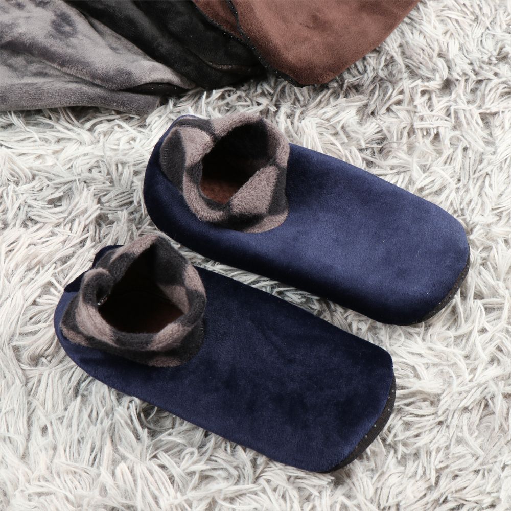 Термоноски мужские леопардовые зимние теплые утолщенные носки для сна противоскользящие носки для пола