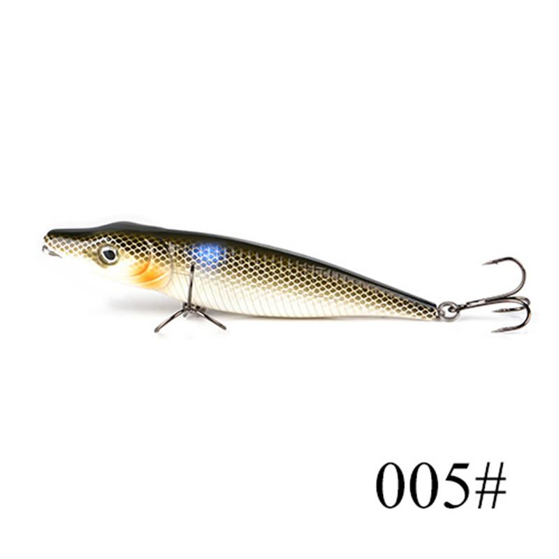 FTK 130 мм вибрирующая плавающая приманка с длинным ртом и кольцом, тонущая жесткая приманка, искусственная вибрирующая приманка для окуня