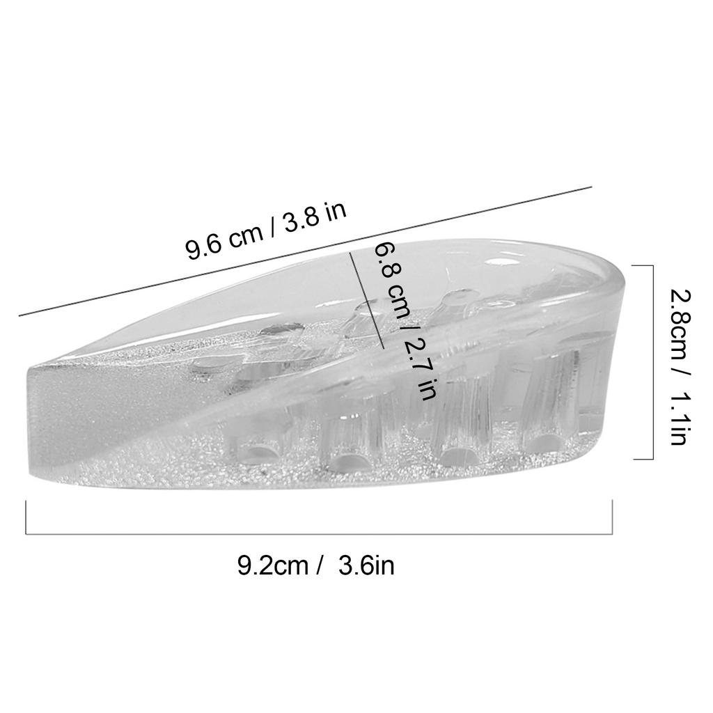 Heel Cups Height Increase Heal Dry Cracked Heels Pain Relief Cellular Cushioning Insoles