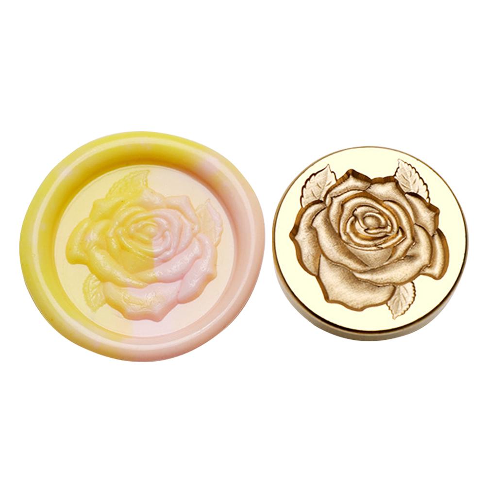 Круглая печать, медная головка, 3D рельефная эмалированная медная головка для подарка, скрапбукинга