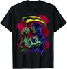 Grim Reaper Angel Of Death Cool Dead Ripper Skull Gift Idea T-Shirt