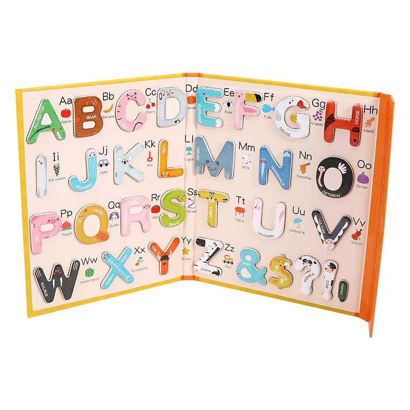 Magnetic Spelling Words Puzzle - 26 Alphabet Recognition Educational Toy for Kids