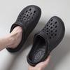 Мода Лето Новая Мода Верхняя Одежда Садовая Обувь Мужские Сандалии Дышащие Для Вождения Пляжная Повседневная Обувь Пара Толстая Подошва EVA Шлепанцы