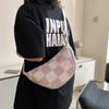 Plaid Women's Bag 2025 New Trendy Fashion Casual Dumpling Bag Large Capacity Versatile Shoulder Messenger Bag