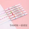 6pcs Curve Wave Line Art Marker Pens Set Color Love Star Cloud Point Stamp Liner Highlighter Pen for Drawing Diary School