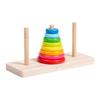 Hanoi Tower 8-10 Layer Wooden Toy for Developing Children's Logical Thinking and Intelligence