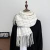 New Korean simple atmosphere scarf women's autumn and winter plaid scarf men's versatile warm shawl dual-purpose