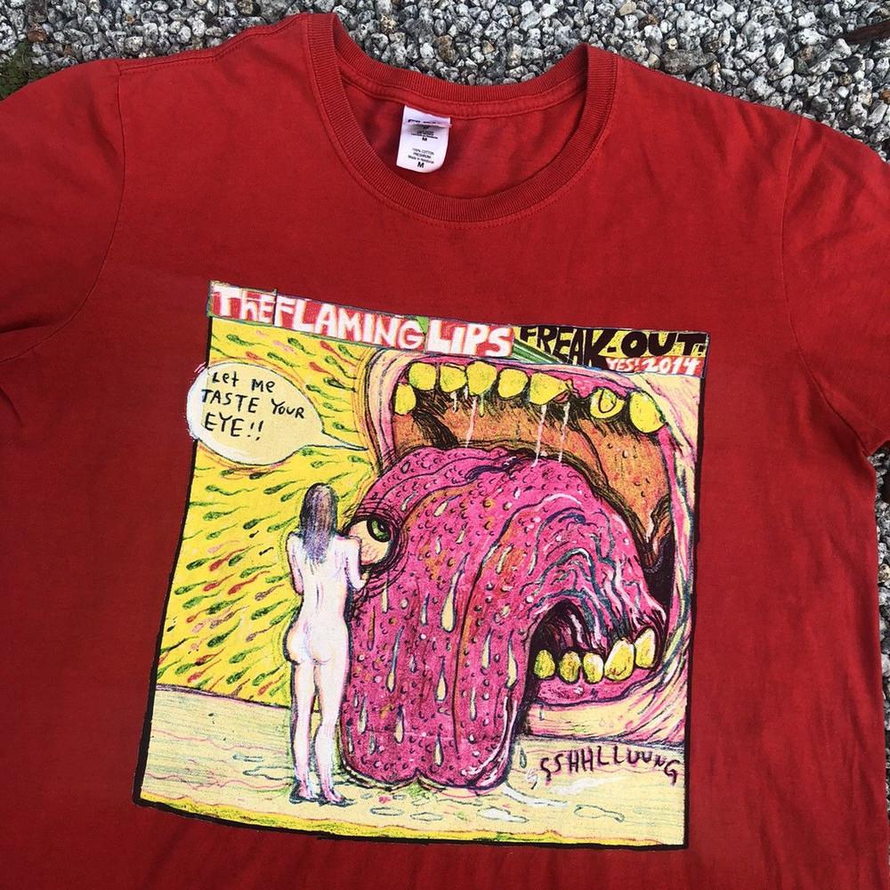 Let Me Tasted Your Eye The Flaming Lips Vintage Shirt Unisex NZ1340 Unisex T-Shirt
