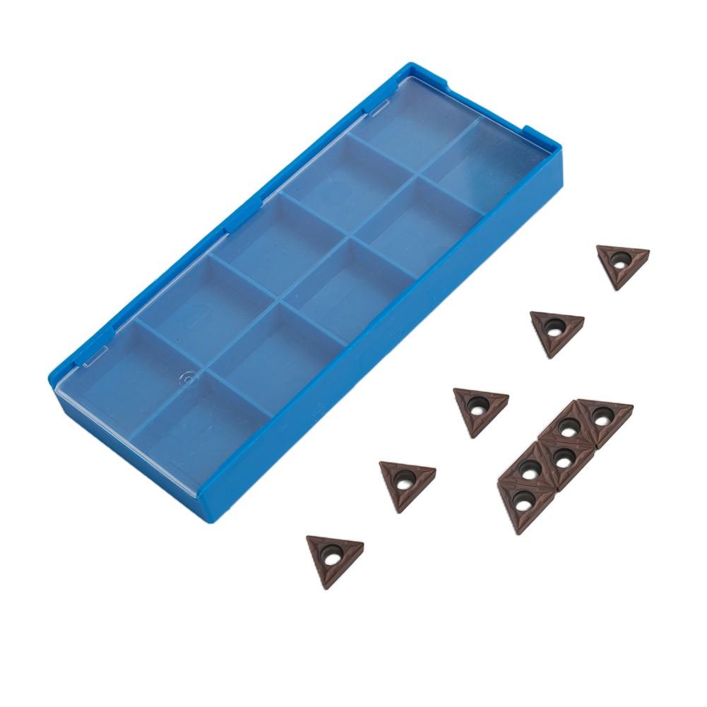 10pcs TCMT110204 VP15TF / TCMT21.51 Carbide Inserts CNC Blade Lathe Turning Tool