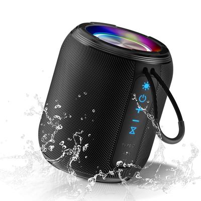 Популярный улучшенный Bluetooth-динамик ZKBBA с улучшенным HIFI-звуком, долгим временем работы от батареи, водонепроницаемостью IPX7, поддержкой TF, AUX, беспроводной, со светодиодной подсветкой, портативный динамик для и домашнего использования