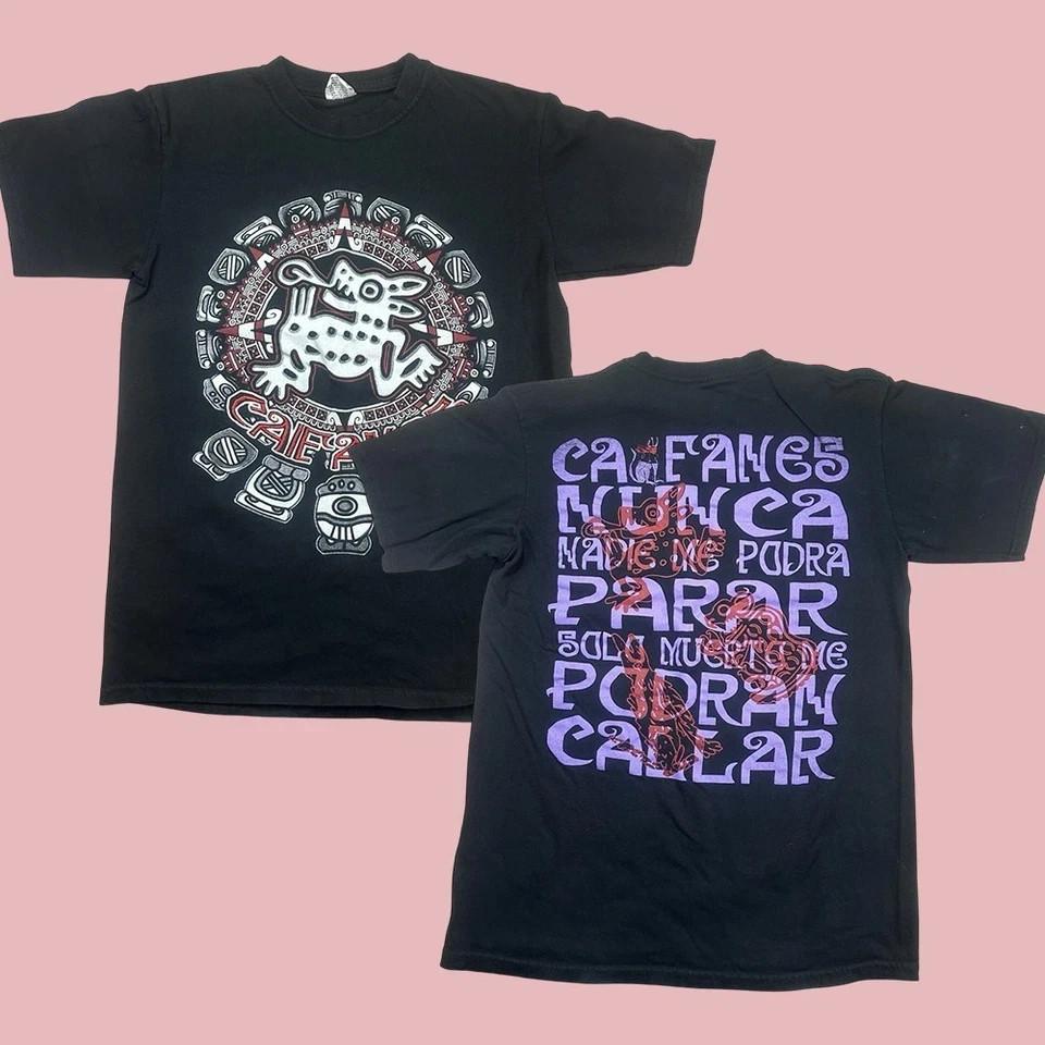 New Apparel VTG CAIFANES MEXICO ROCK BAND TSHIRT SIZE 16D316 Unisex T-Shirt