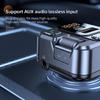 Bluetooth-совместимый FM-передатчик для автомобиля, USB-адаптер для зарядки автомобиля PD30W QC3.0, MP3-плеер