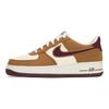 Air Force 1 LV8 GS Notebook Doodle Pack - светло-коричневые детские кроссовки цвета британского загара, кокосово-молочные, темно-коричневые, бордовые, краш FN4731-200