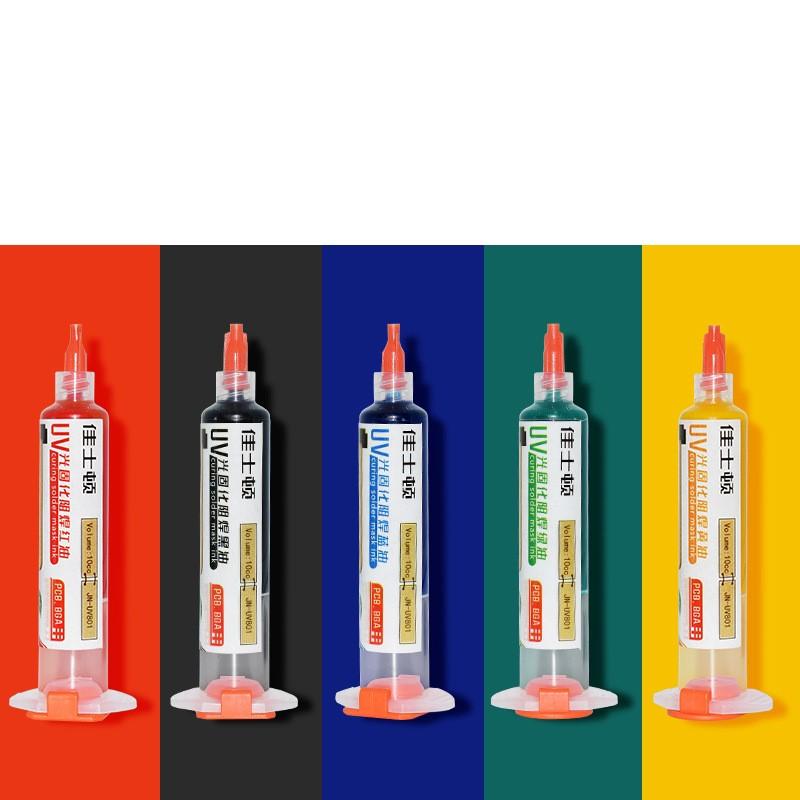 10 см3 УФ-отверждаемая паяльная маска паяльная паста чернила для печатных плат BGA изоляционная защитная паяльная паста флюсовое масло