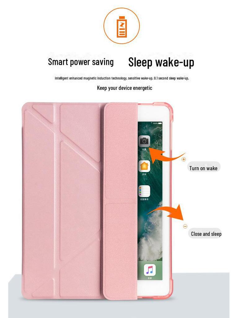 Чехол из натуральной кожи для iPad Air 6 10,9" с защитой от падений, слотом для ручки и силиконовой подушкой безопасности для планшета 10,2"